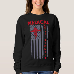 Bewertung der medizinischen Akzeptionistin Sweatshirt