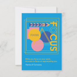 Bewertung der Mitarbeiter am Arbeitstag dank U-Kar Dankeskarte