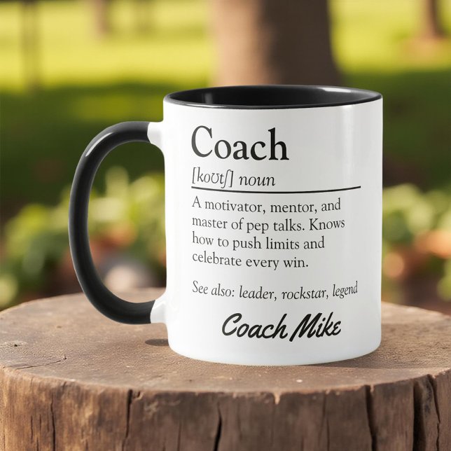 Bewertung der personalisierten Coach-Definition Tasse (Von Creator hochgeladen)