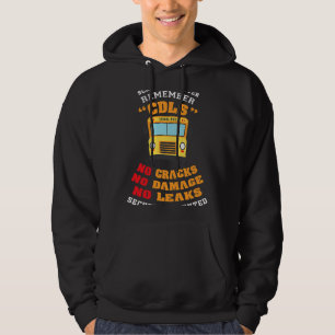 Bewertung des Sprichworts des Funny School-Busfahr Hoodie