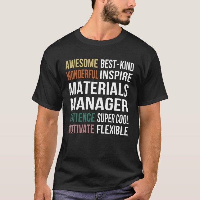 Bewertung durch den Materialmanager T-Shirt (Vorderseite)