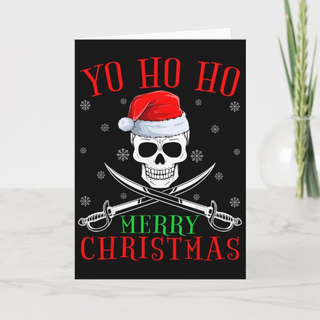 Bewertung Liebhaber Matching Santa Yo Ho Ho Bewert Karte (Vorderseite)