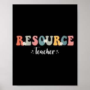 Bewertung von Frauen für Retro Groovy Resource Tea Poster