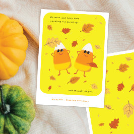 Bewertung von Segnungen | Niedlicher Cornelfall Feiertagskarte