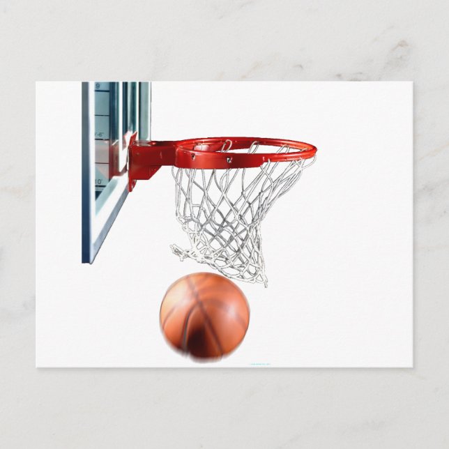Bewertungsmaschine Basketball Postkarte (Vorderseite)