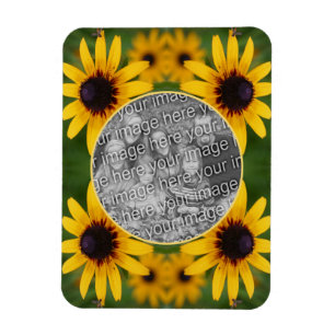 Bewi auf Schwarz Mit Augen Susan Blume Fügen Sie I Magnet