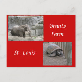 Bewilligungs-Bauernhof Postkarte