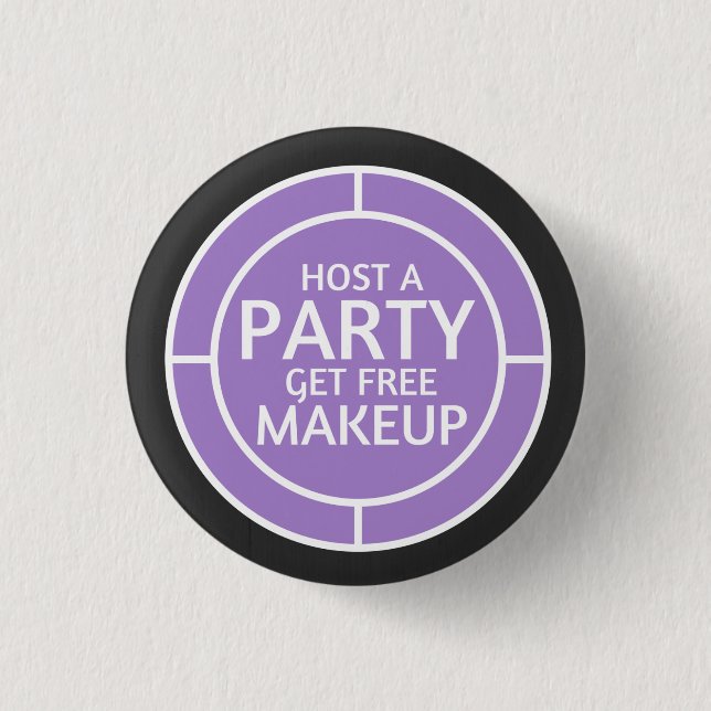 Bewirten Sie ein Party, erwerben Sie freies Button (Vorderseite)