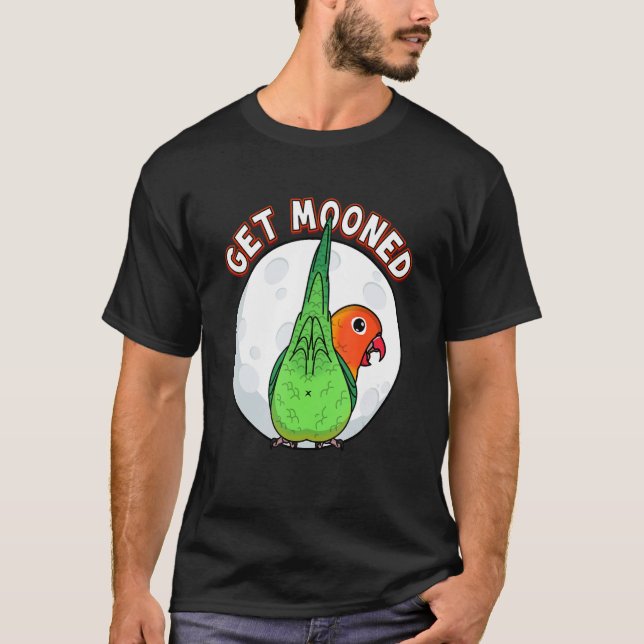 Bewirten Sie sich in Parrot Unterfluffies I Fische T-Shirt (Vorderseite)