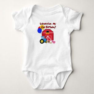 Bewirtschaften Sie 2. Geburtstag Baby Strampler