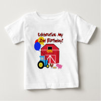 Bewirtschaften Sie 2. Geburtstags-T-Shirts und