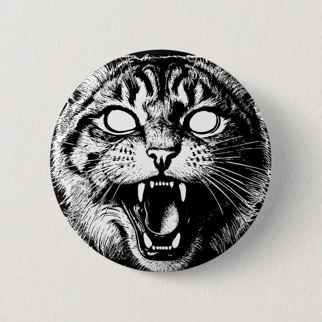 Bewitched Tabby Button (Vorderseite)