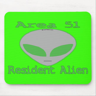 Bewohner-alien des Bereichs-51 Mousepad