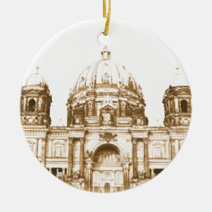 Bewohner von BerlinDom in Berlin, Deutschland Keramikornament