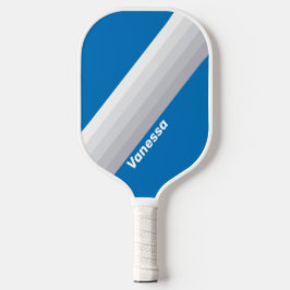 Bewölkte Blaue Himmelsstreifen mit Namen Pickleball Schläger