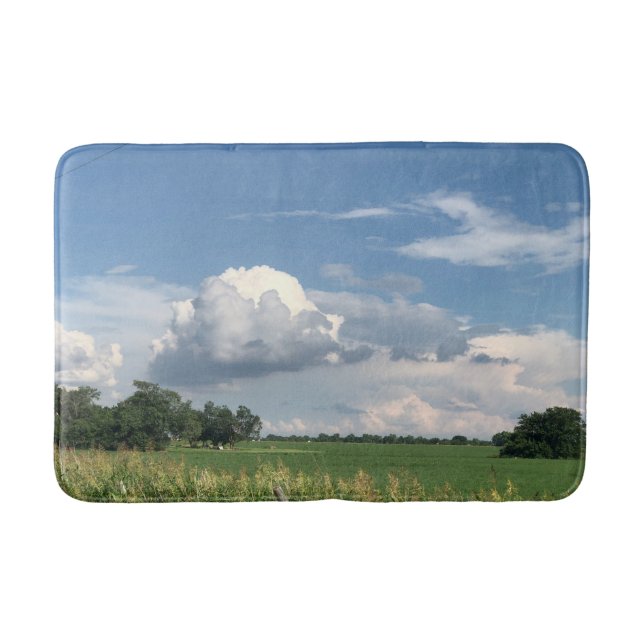 Bewölkter Himmel  Badematte (Vorderseite)
