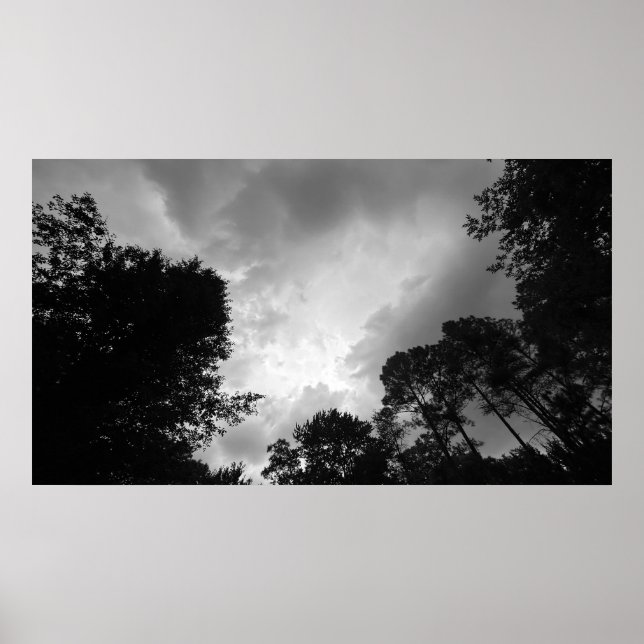 Bewölkter Himmel, Poster (Vorne)