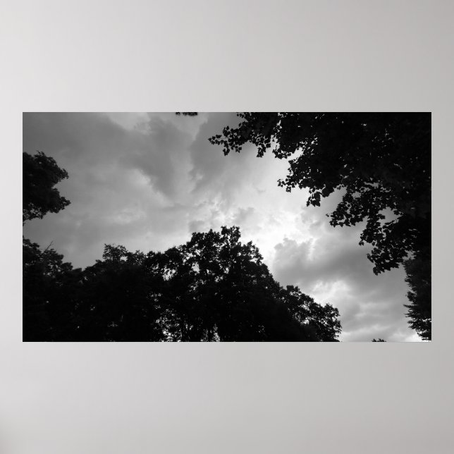 Bewölkter Himmel, Poster (Vorne)