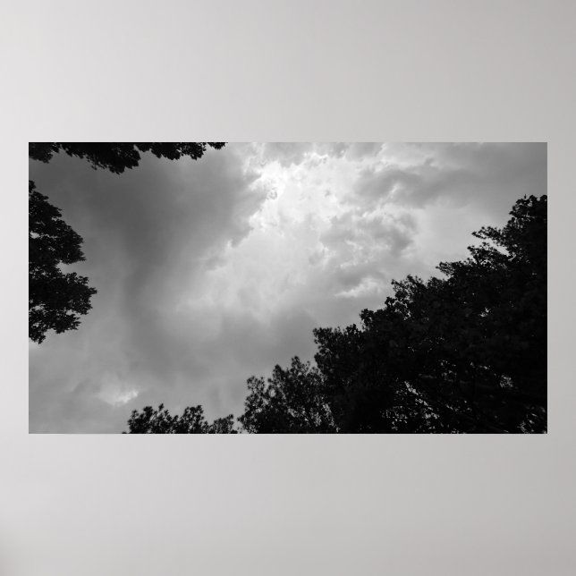 Bewölkter Himmel, Poster (Vorne)