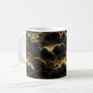 Bewölkter Kaffeetasse