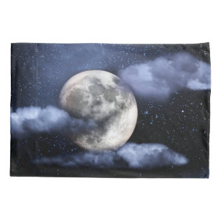 Bewölkter Mond Kissenbezug