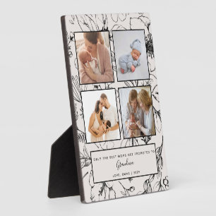 Beworben zur botanischen Fotocollage von Oma Blush Fotoplatte