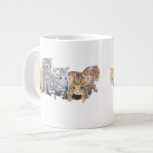 Bewunderlich Niedliche Kätzchen Jumbo-Tasse
