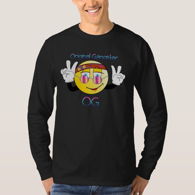 Bewundern Sie den Bohemischen Original Gangster OG T-Shirt (Vorderseite)
