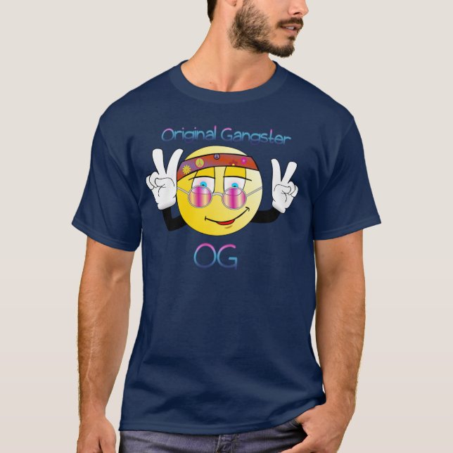 Bewundern Sie den Bohemischen Original Gangster OG T-Shirt (Vorderseite)