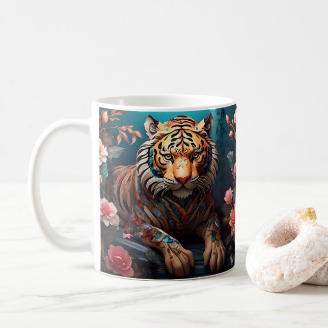 Bewundern Sie den Mystik der Wildnis mit unserem T Kaffeetasse (Mit Donut)