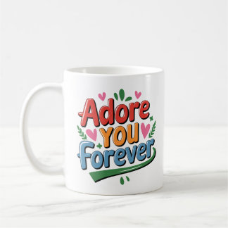 Bewundern Sie für immer - Romantisches und farbenf Kaffeetasse