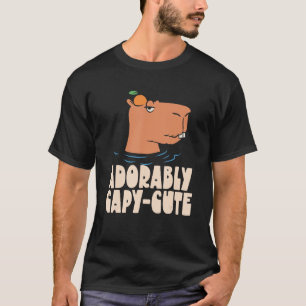 Bewundernswert Capybaras Süße Tier Capybaras Roden T-Shirt