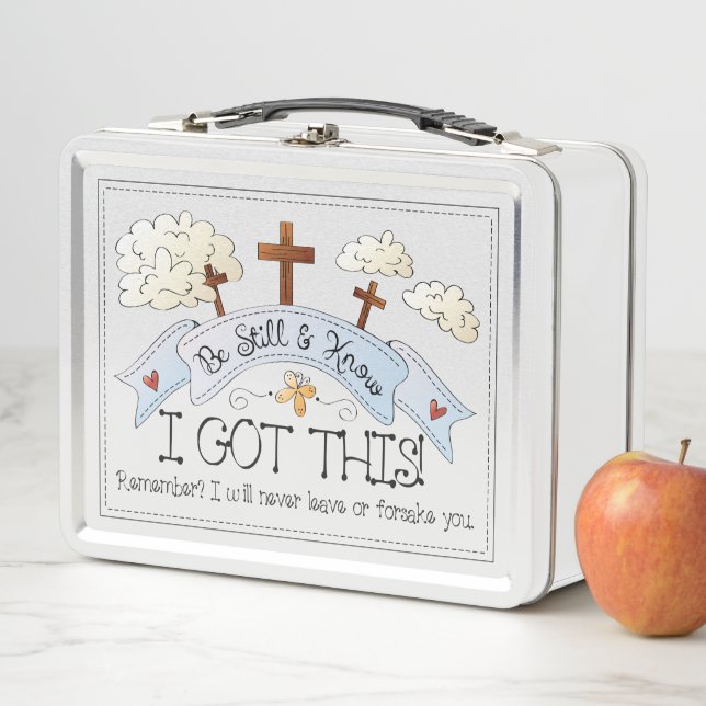 Bewundernswerte Lunch Box aus weißem Metall (Beispiel)