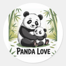 Bewundernswerte Panda-Liebe zurück zur Schule