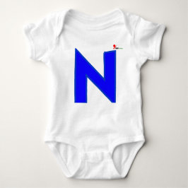 Bewundernswerter Baby Bodysuit mit einfachem Brief Strampler