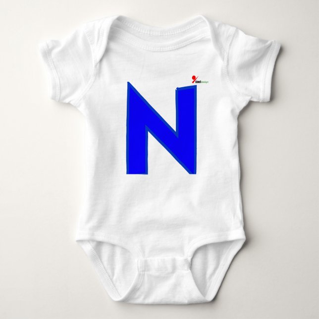 Bewundernswerter Baby Bodysuit mit einfachem Brief Strampler (Vorderseite)