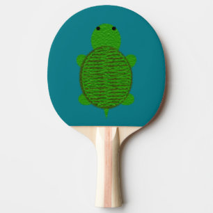 Bewundernswertes Garn Texturierte Schildkröte Tischtennis Schläger