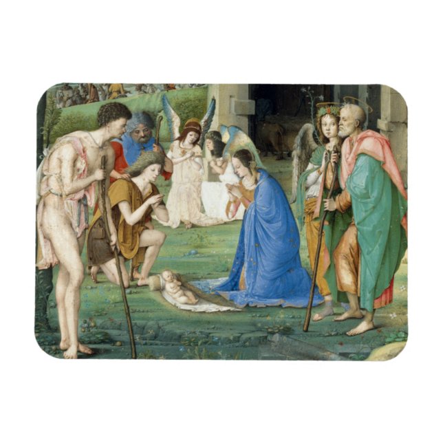 Bewunderung der Hirten, ca. 1500 Magnet (Horizontal)