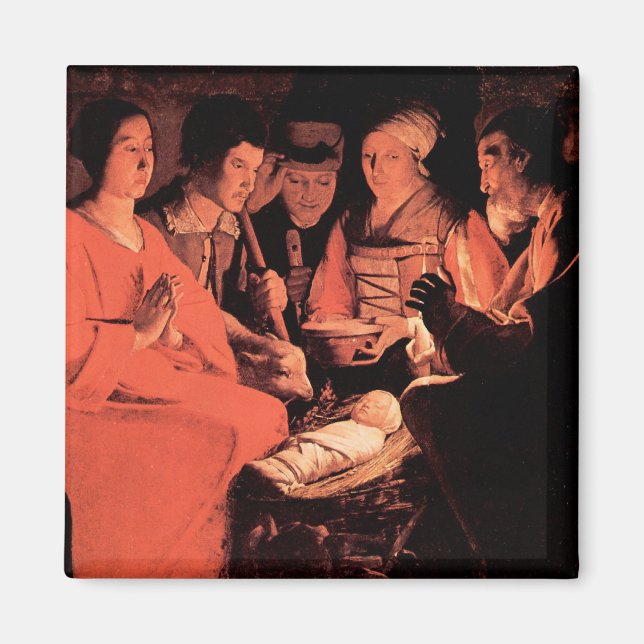 Bewunderung der Hirten durch Georges de La Tour Magnet (Vorne)