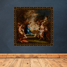 Bewunderung der Hirten Sebastiano Conca Weihnachte Poster