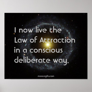 bewusst leben poster