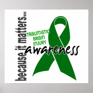 Bewusstsein 1 traumatischer Gehirnverletzung TBI Poster