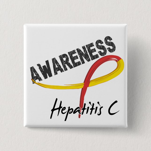 Bewusstsein 3 der Hepatitis-C Button (Vorderseite)