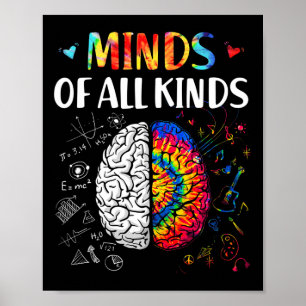 Bewusstsein aller Arten von Autismus in der Neurov Poster