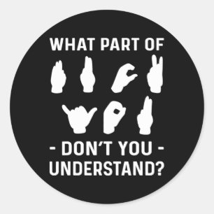 Bewusstsein. Aufklärung Runder Aufkleber