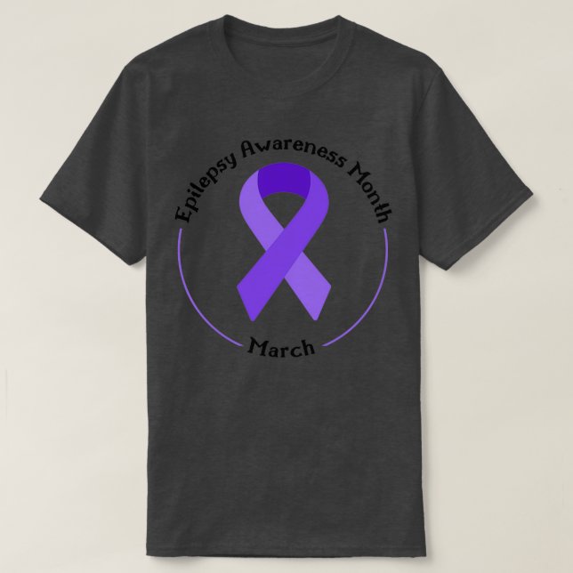 Bewusstsein bei der weißen Epilepsie Epilepsie Lil T-Shirt (Design vorne)