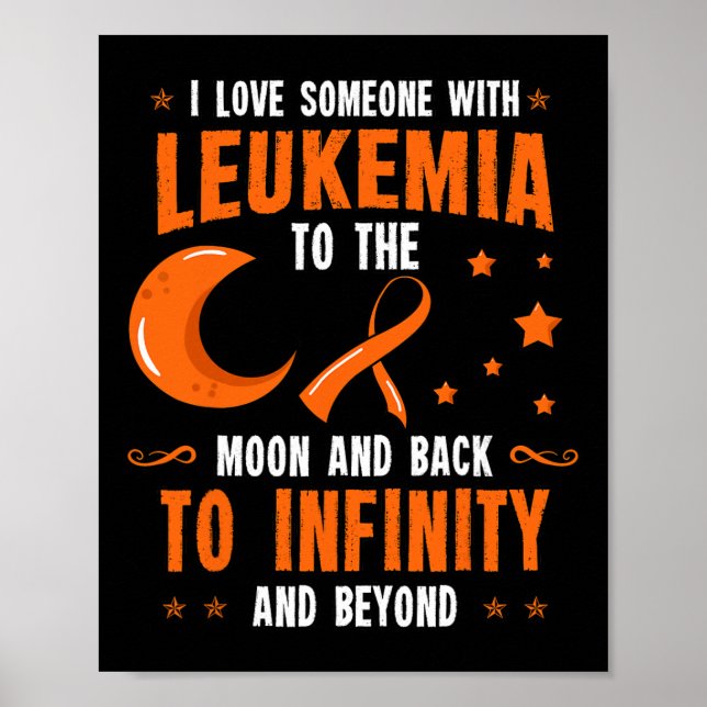 Bewusstsein Blutkrebs Knochenmark Geschenk Idee Poster (Vorne)