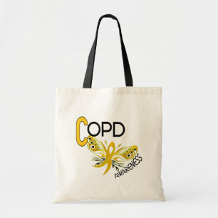 Bewusstsein COPD Schmetterlings-3,1 Tragetasche