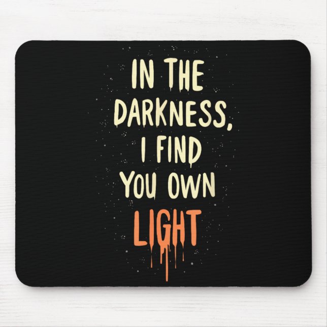 Bewusstsein Depression Angst Geistesgesundheit Mousepad (Vorne)