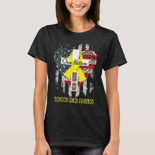 Bewusstsein einer Nation unter Gott für Kinderkreb T-Shirt